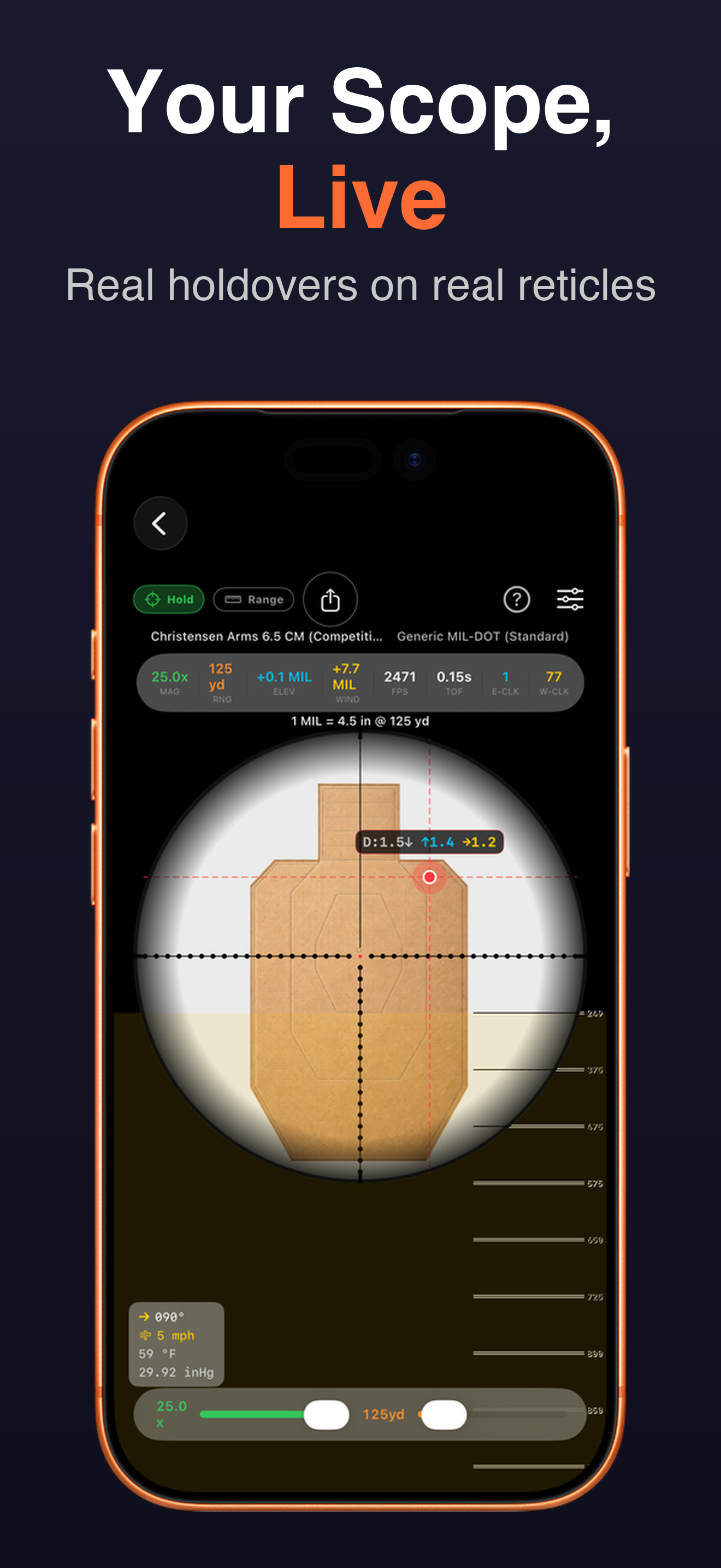 Ballistics Calculator screen 3